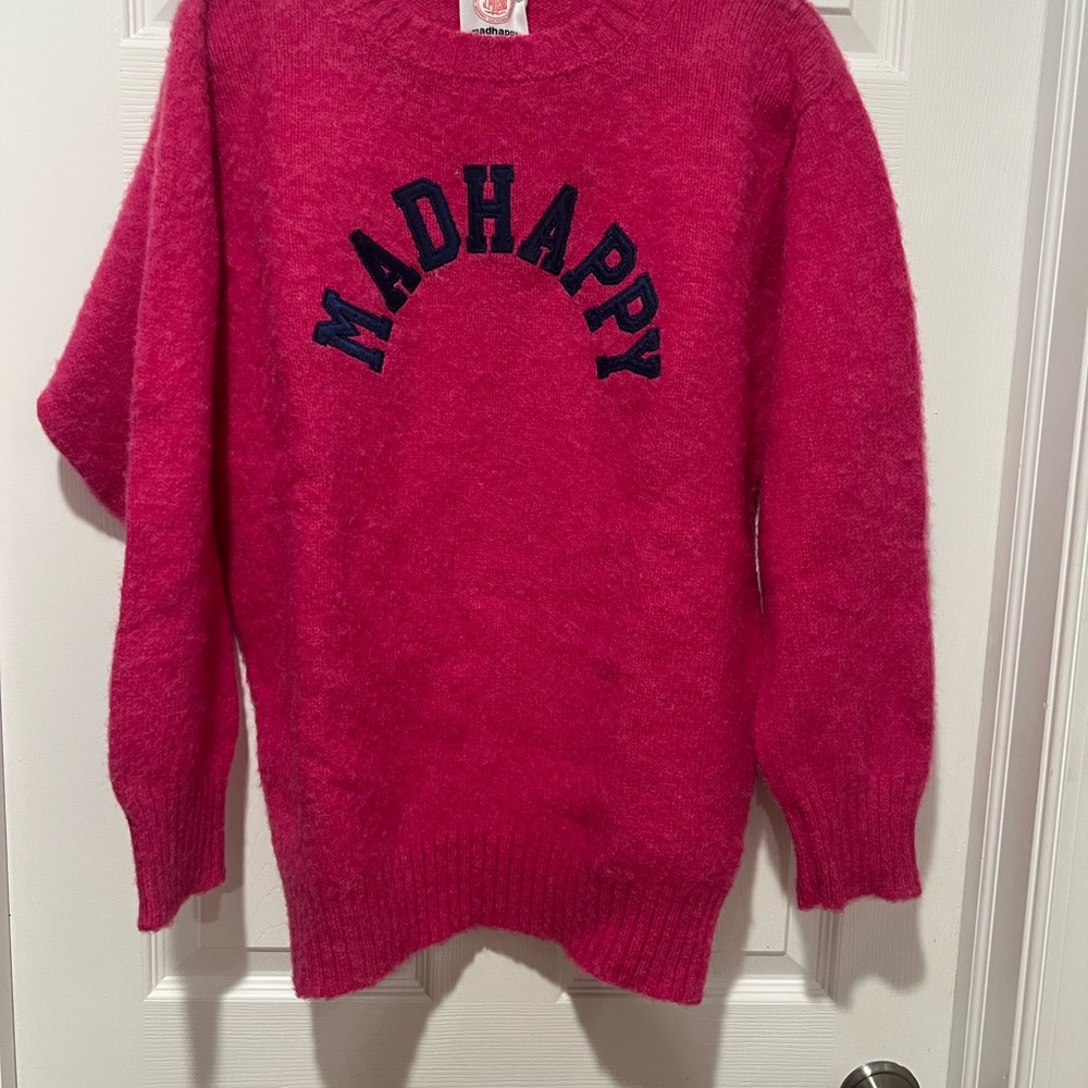Madhappy Vibrant Pink Wool Sweater